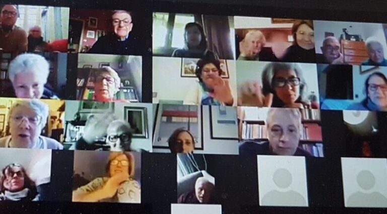 Comunità Cvx Palermo in riunione su Zoom