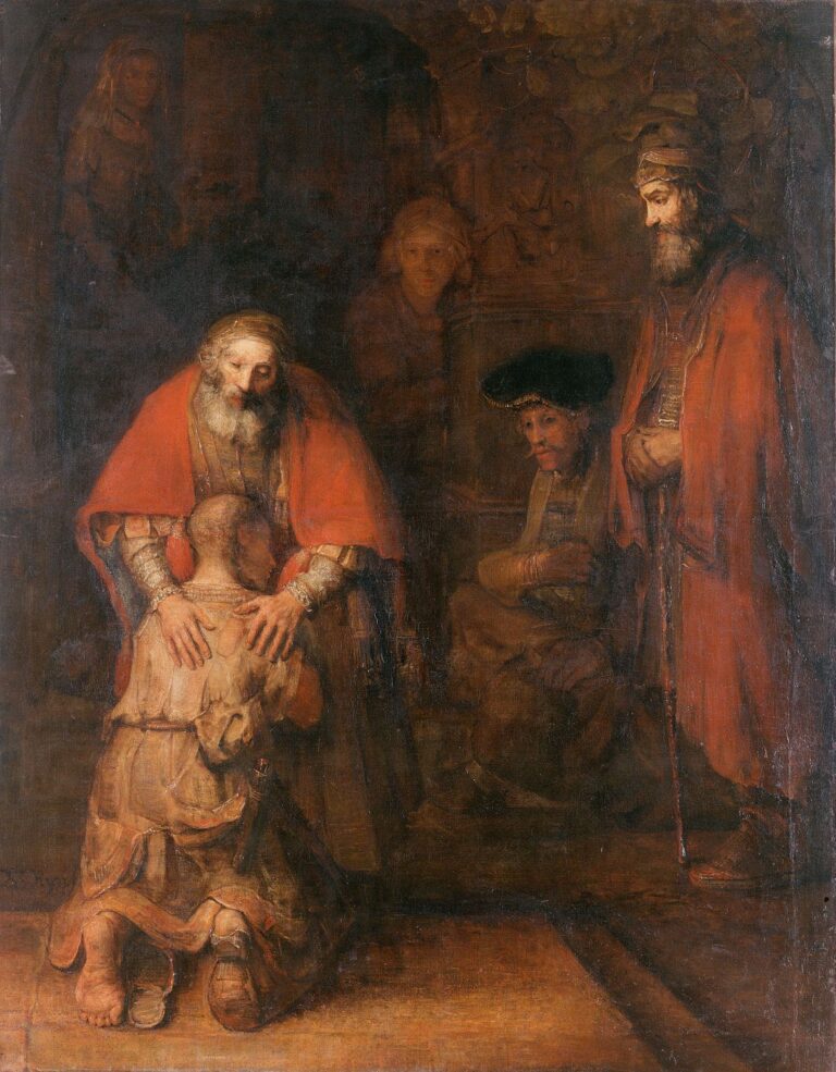Rembrandt il Ritorno del Figliol prodigo